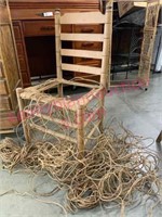 Antique chair project (with seat caning)