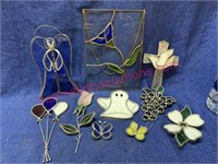 (10) stained glass light catchers