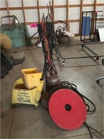 Floor Buffing Machine & Mop Bucket