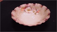 An RS Prussia bowl, 10", with floral design and