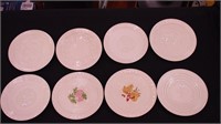 Seven Belleek Christmas plates from the 1970s