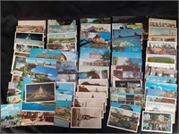 75+ Vintage World Vacation Postcards-used w/stamps