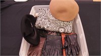 Container of men's and women's vintage clothing: