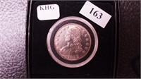 1832 Capped Bust half-dollar in box