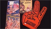 Three Uncle Wiggily 8 1/2" x 11" books by Howard