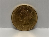 1898 Liberty Head $10 Gold (Moto Above Eagle)