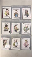 17 Actor Playing cards as is