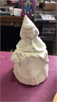 Cookie jar unmarked. little white riding hood