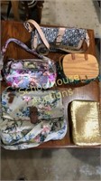 5 pc purse lot. Longaberger, Liz & Co, Nicole