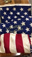 Huge USA flag. 50 stars. APPROX 100” x 55”