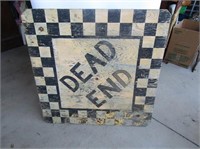Dead End Wood Sign