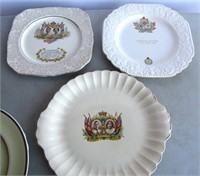 3 Royalty Plates 1937,39, & 59