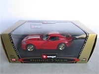 1997 Dodge Viper Die Cast Car 1:24 Scale
