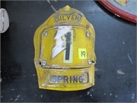 SILVER SPRING FIRE DEPARTMENT HELMET BADGE