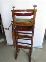 Antique Eaton & Co. Premier Folding Bench Wringer