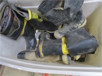 COLLECTION OF FIREMEN'S BOOTS