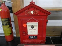 GAME WELL METAL FIRE ALARM STATION CALL BOX