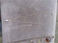 14K GOLD NECKLACE W/PENDANT