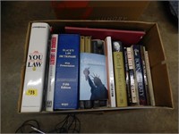 BOX OF LAW BOOKS