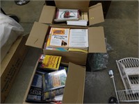3 BOXES OF BOOKS