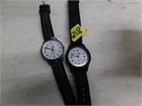 PAIR OF TIMEX WATCHES, MENS, INDIGLO