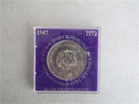 1947-1972 Silver Wedding Crown Medallion