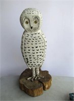 Fabulous Robert McCairns Folk Art Owl 23"T