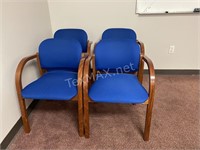 (4) Conferance Room/Waiting Room Chairs