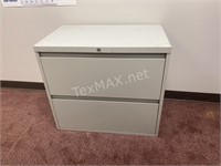 2 Drawer Lateral File Cabinet No Key