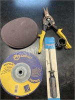 Metal Cutoff Wheel, Sanding Disks, M3 WISS Snips