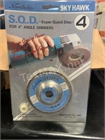 (16) NORITAKE Super Quick Disk for 4IN. Grinder