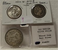 FILIPINAS/US, GERMANY, MEXICO COINS