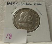 1893 COLUMBIA EXPO HALF DOLLAR