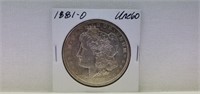 1881-O BU Morgan Silver Dollar