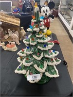 Ceramic Christmas tree.