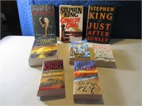 Lot (8) Stephen King Asst Books