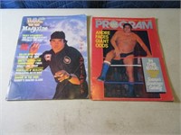 Lot (2) WWF 80's Magazines Andre Giant Elwaysign??