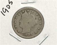 1905 Liberty Nickel Coin