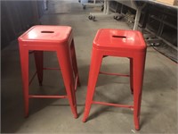 Country colored stools