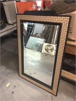 Beveled wall mirror