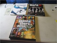 Lot (3) Video Gaming Manuals Books GTA Mafia2 DISN