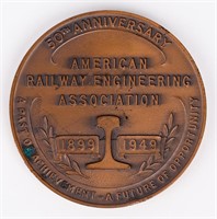 Coin 50th Anniversary Railway Engineering Medal