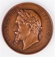 Coin Napoleon Third Prize Medal - Bronze