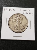 1944s Walking Liberty Half Dollar 90% Silver