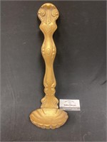 Vintage Gold Ornate Decorative Metal Spoon Ladel