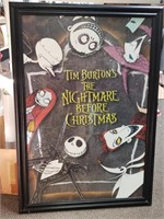 Nightmare Before Christmas Framed Poster