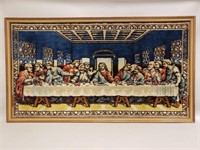 The Last Supper Framed Tapestry / Rug