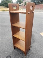 Solid Wood 4 Shelf Bookshelf