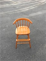 (32in) Wooden Baby Chair
