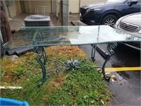 Large Outdoor Table Glass Top (Glass Is Heavy)